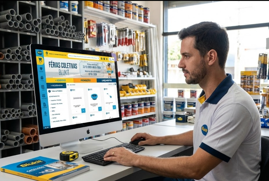 Interface do Portal do Lojista